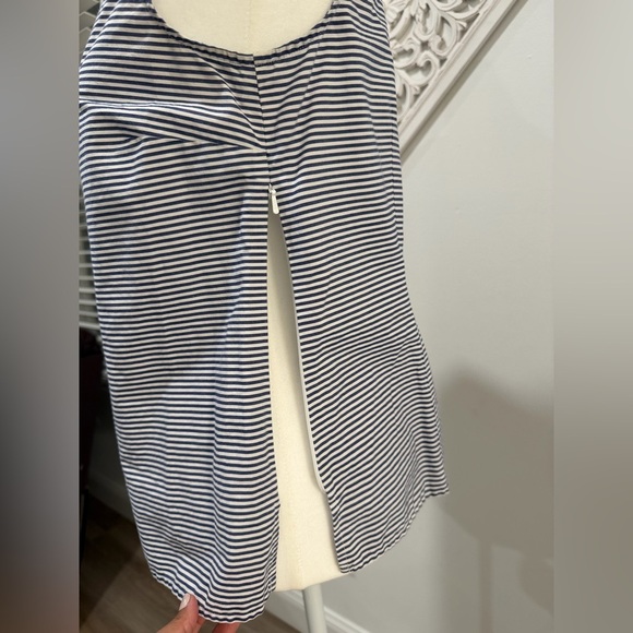 Talbots Blue and White Striped Top - Picture 4 of 8
